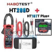 ราคา HABOTEST HT208D+HT107T(ภาษาไทย) วัด AAC,ADC 1000A คลิปแอมป์มิเตอร์ แคล้มป์มิเตอร์ มิเตอร์วัดไฟ มัลติมิเตอร์ดิจิตอล (8893608632)
