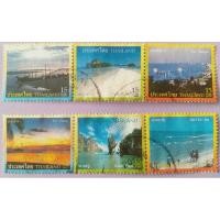 ราคา (164) แสตมป์ชุดสถานที่ท่องเที่ยวไทย ปี 2550 สภาพสวย ใช้งานแล้ว (8118722235)