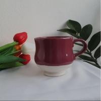 ราคา แก้วเซรามิค แก้วมัค สีชมพูอมม่วง ทูโทน ทรงน่ารัก (มี 1 ชิ้น) (5834745698)