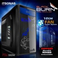 ราคา ITSONAS Computer case Blackburn (Black-Blue) (574389192)