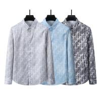 ราคา Ready Stock Dior Men's Shirts Mens Ready-to-Wear Shirts Casual Shirts Dior Classic Cotton Shirts (14293282051)