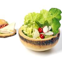 ราคา ชามไม้มะม่วงติดไม้ธรรมชาติ ชามสลัด ถ้วยไม้มะม่วงติดไม้ธรรมชาติ สำหรับใส่อาหารต่างๆ หรือ เหมาะเป็นกับเป็นพร็อบถ่ายรูป (21520706462)