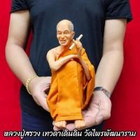 ราคา รูปเหมือน หลวงปู่สรวง เทวดาเดินดิน วัดไพรพัฒนาราม (ขนาด9นิ้ว)งานไฟเบอร์หุ่นขี้ผึ้งเสมือนคนจริง ติดเกศาห่มจีวร (10741232329)