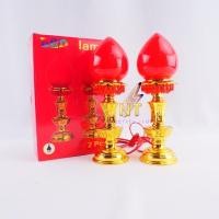 ราคา ชุดไหว้เจ้า ไหว้พระ ทรงดอกบัวตูมสีแดง หลอดไฟe12 เสียบไฟบ้าน (4249919933)