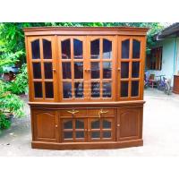 ราคา (ส่งฟรี!) ตู้โชว์ไม้สักทองเก่า 2เมตร*2เมตร (4051131761)