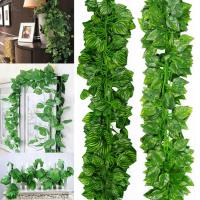 ราคา below99 เถาวัลย์ประดิษฐ์ เถาวัลย์ ใบไม้ปลอม สำหรับตกแต่งบ้าน รุ่น 5110 (7488508759)