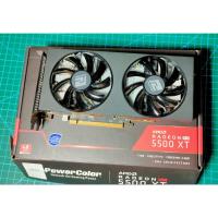 ราคา ขาย rx5500xt 8GB สภาพ 100% ประกัน 3ปี POWER COLOR VGA RADEON RX 5500XT 8GB GDDR6 (9410162717)