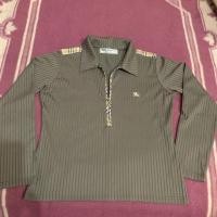 ราคา พร้อมส่ง เสื้อโปโลแขนยาว Bur berrys made in England แท้มือสอง (6508925792)