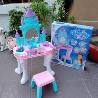 ราคา โต๊ะเครื่องแป้ง ปราสาทเจ้าหญิงเอลซ่า พร้อมคฑา กระจกเปลี่ยนสีได้ มีเสียง มีไฟ สวยหรูหรา เจ้าหญิง (5544610683)