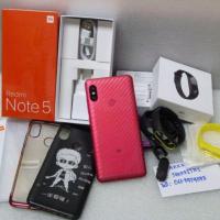 ราคา ขายRedmi Note5 netcom5.0 4G LTE 2SIM สีแดง eu rom ram4G rom64G ติดกระจกมีเคสแถมmi band2 (1658254276)