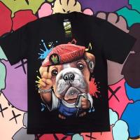 ราคา ของแท้100% เสื้อเรืองแสงแบรนด์แท้ 3D พิมพ์ลายเรืองแสง ลายบีเกิ้ล สกรีนลายหน้า-หลัง (13875406659)