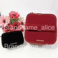 ราคา แท้ Sephora makeup bag velvet กระเป๋ากำมะหยี่ (17683516733)