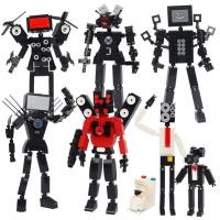 ราคา Skibidi บล็อกตัวต่อชักโครก Vs Camera Man ของเล่น Skibidi Toilet Skibidi Toilet Camera Toiletry Brick Speakerman Figurine Toy Set (21395426622)