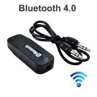 ราคา โทรศัพท์มือถือ 3.5 มม.แจ็ค USB Bluetooth 4.0 AUX เครื่องรับสัญญาณเสียงรถยนต์ไร้สาย A2DP อะแดปเตอร์รับสัญญาณเพลง (23781380749)