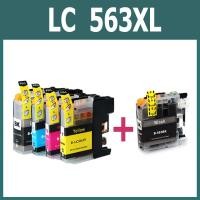 ราคา LC 563 หมึก LC 563XL LC563 สีดำ LC563XL LC 563 XL ตลับหมึกสำหรับ Brother J2510 J2310 J3520 J3720 (10401834391)