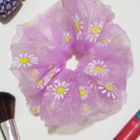 ราคา ยางมัดผมผ้าแก้วดอกเดซี่ ยางมัดผมเกาหลี ยางมัดผมฟรุ้งฟริ้ง ยางมัดผมโดนัท (3237128212)