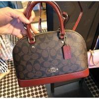 ราคา Coach.F31977.F27583.Mini.sierra.Satchel.in.signature.coated.canvas (7360943092)