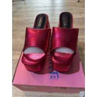 ราคา รองเท้าส้นตึกชมพูพริ๊งไซส์ 38 (22151976468)