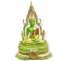 ราคา พระพุทธชินราช สีเขียวหยกปิดทอง รุ่นสมโภชรัตนโกสินทร์ 200 ปี (หน้าตัก 5นิ้ว สูง30ซม.)ผู้ใดมีไว้บูชาเป็นสิริมงคลยิ่งนัก B (21810749286)