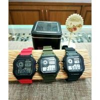 ราคา ** Skmei แท้ นาฬิกาข้อมือผ้ชายระบบดิจิตอล พร้อมกล่องเหล็ก (1517605496)