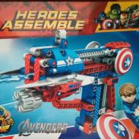 ราคา ส่งฟรีEMSไม่ต้องใช้โค้ด SY7018C Captain America Pistol Bullets Building Blocks (เลโก้จีน เทคนิค กัปตันอเมริกา) (3429243337)