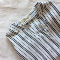 ราคา เสื้อเชิ้ตคอจีนผ้าชีฟองญี่ปุ่น (738912981)