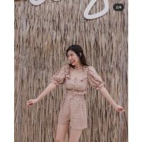 ราคา ส่งต่อชุดเซทลายสก็อตสีชมพู จากร้าน somemer.over (19006447678)