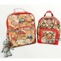 ราคา TTWN BEAR กระเป๋าเป้สีแดง 11 นิ้ว (งานแท้100%) (15374130001)