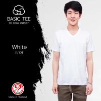 ราคา เสื้อยืดสีพื้น NOPROBLEM COTTON100% NO0029 คอวี ผ้าเบอร์20 หนานุ่มใส่สบาย (7294342952)