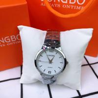 ราคา นาฬิกา Longbo หญิง สายเลสเงิน ปัดเลข 12,6 (มี 2 ขนาด) (23575204760)
