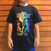 ราคา เสื้อยืดเด็ก เท่ๆสายๆ สกรีนลายมวยไทย (3717199526)