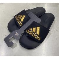 ราคา รองเท้าแตะ adidas พื้นนิ่ม ลายโลโก้ทอง (ADILETTE COMFORT) ของแท้จากช็อป (ป้ายไทย) (11087454100)
