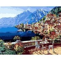 ราคา พร้อมส่ง ️ระบายสีตามตัวเลขขึงเฟรม ภาพระบายสี DIY ภาพระบายสีตามตัวเลข ระบายสีตามตัวเลข Paint by number ภาพผ้าใบสีน้ำมัน (13806374693)