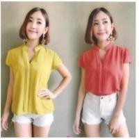 ราคา เสื้อชีฟองแขนสั้น (1322083347)