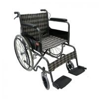 ราคา Triple รถเข็น ผู้ป่วย เบรคมือ ยางตันล้อ 24 นิ้ว รุ่น CA907E - สีน้ำเงิน/เหลือง (179842322)