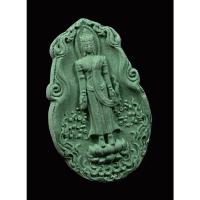 ราคา นางฟ้าโปรยดอกไม้ พระอาจารย์นก วัดเขาบังเหย เนื้อผงสีเขียว (23373332155)