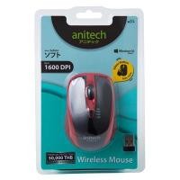 ราคา Anitech เม้าส์ไร้สาย ไร้เสียง Mouse wireless รุ่น w214 (12264484746)