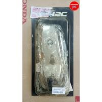 ราคา อะไหล่ H2C แท้เบิกศูนย์ ‼️ ครอบเครื่อง สีโครมเมี่ยม APK2011340ZE สำหรับรถ ZOOMER-X (18926147284)