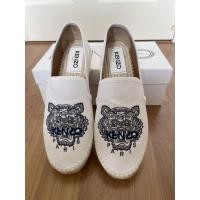 ราคา New! Kenzo size 38 espadrilles elastic tige canvas สีขาว (10309344568)