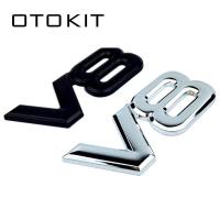 ราคา Auto Metal Alloy 3D V8 Logo Engine Displacement Trunk Rear Car Badge Decal Chrome V8 Side Wing Emblem Sticker Car Stylin (25801798256)