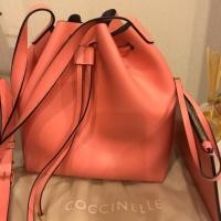 ราคา กระเป๋าถือ ทรงจีบ ยี่ห้อ Coccinelle ของแท้ มือสอง สภาพเทพ อุปกรณ์ครบ (1771984614)