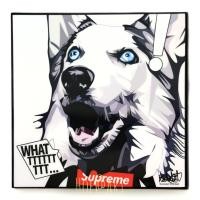 ราคา Dog หมา Siberian Husky ไซบีเรียน ฮัสกี้ What รูปภาพติดผนัง pop art สุนัข สัตว์เลี้ยง แต่งบ้าน ของขวัญ กรอบรูป (5978981406)