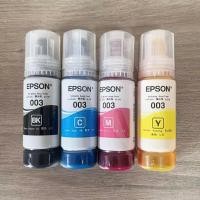 ราคา หมึกเติมแท้ EPSON เอปสัน 003 Set ใช้กับ 4 สี 4 ขวด ไม่มีกล่อง no box for L1110 L1210 L3100 L3101 L3106 L3110 L3150 L3250 (17687717158)