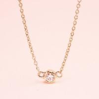 ราคา Grace Fine Jewelry สร้อยคอทองแท้ 9K เพชรแท้ทรงมินิมอล (3096975840)