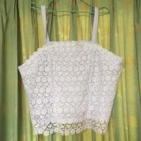 ราคา สายเดี่ยว ลูกไม้ สีขาว (873890803)