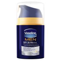 ราคา Vaseline วาสลีน เมน โททัล ไบร์ทเทนนิ่ง เซรั่ม เอสพีเอฟ30 พีเอ+++ 50 กรัม (11150342076)