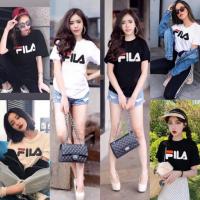 ราคา TS001 เสื้อยืดสกรีนลายFILA (21854366747)