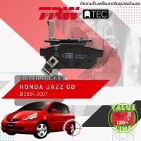 ราคา ✨ลดคูปอง15%ไม่อั้นยอด✨[TRW Value] ผ้าดิสเบรคหลัง ผ้าเบรคหลัง Honda JAZZ GD ปี 2004-2008 TRW ATEC GDB 499 AT (17964459304)