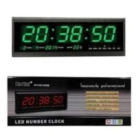 ราคา นาฬิกาดิจิตอล LED Number Clock รุ่น HB4819SM ขนาด 48X19X5cm(ตัวเลขสีเขียว) (1150109406)