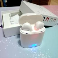 ราคา หูฟังบลูทูธไร้สาย 2 ข้าง i7s TWS พร้อมกล่องชาต สีขาว (1775962013)